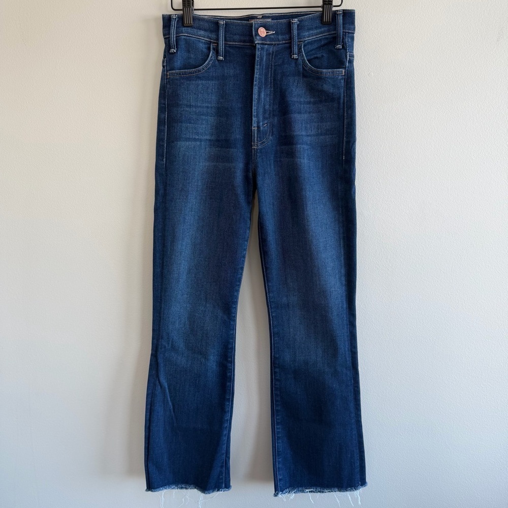 MOTHER The Hustler Ankle Fray Jeans in Home Movies Size 25